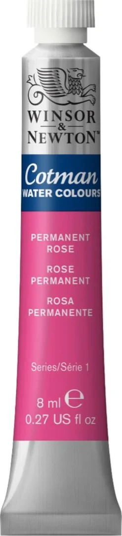 Farba akwarelowa Cotman - Winsor & Newton - Permanent Rose, 8 ml