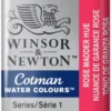 Farba akwarelowa Cotman - Winsor & Newton - Rose Madder, półkostka