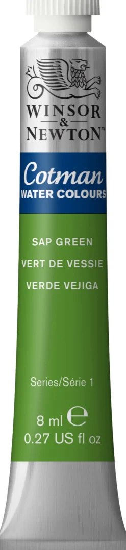 Farba akwarelowa Cotman - Winsor & Newton - Sap Green, 8 ml