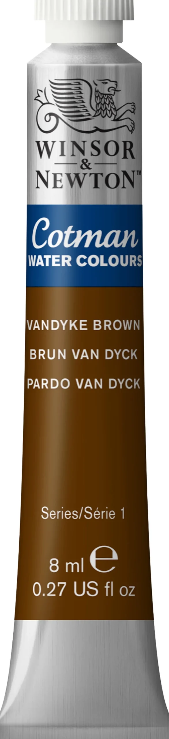 Farba akwarelowa Cotman - Winsor & Newton - Vandyke Brown, 8 ml