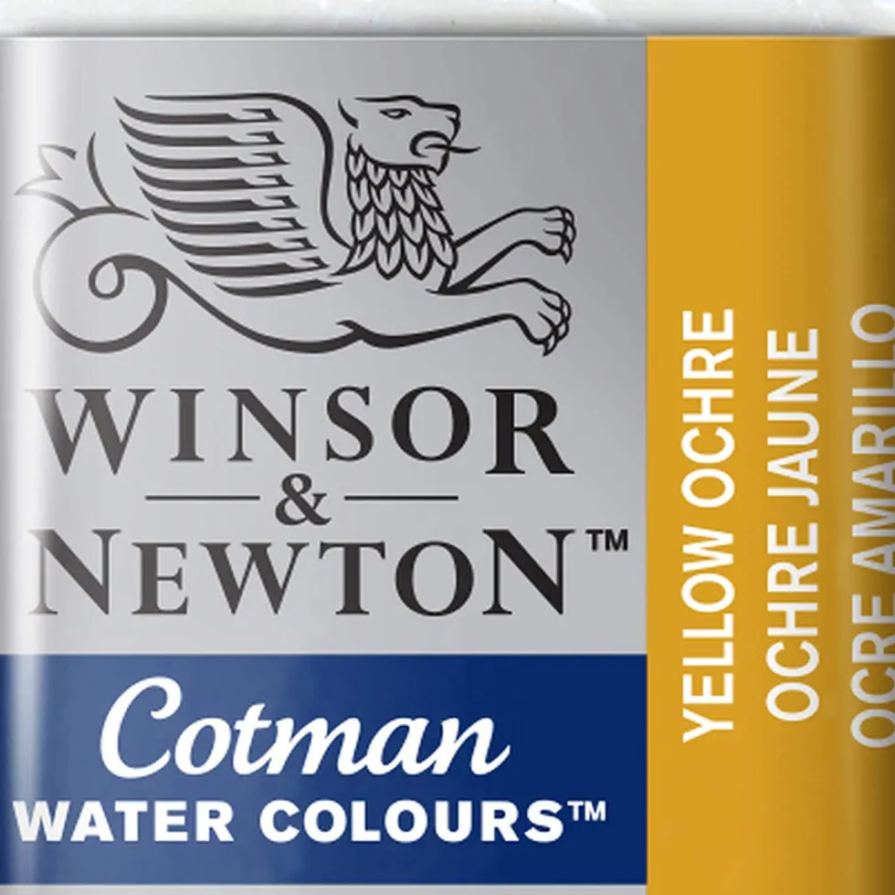Farba akwarelowa Cotman - Winsor & Newton - Yellow Ochre, półkostka