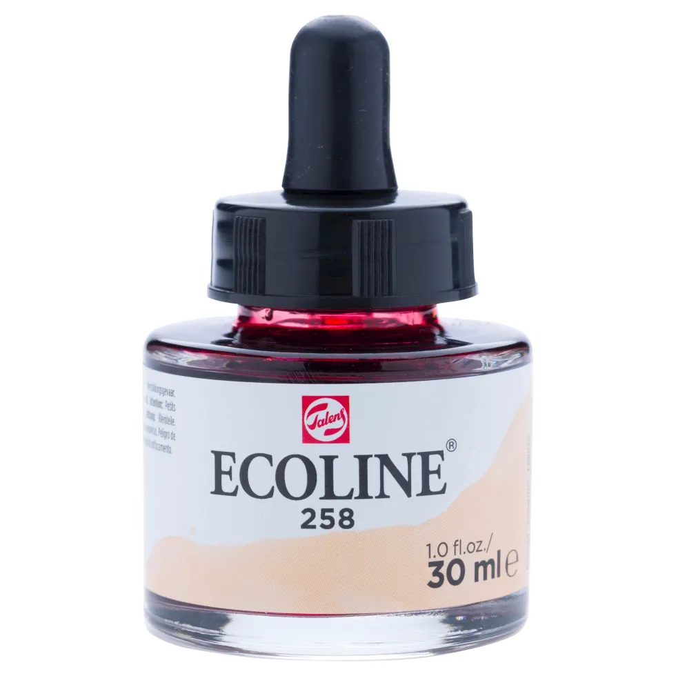 Farba akwarelowa Ecoline - Talens - Apricot, 30 ml