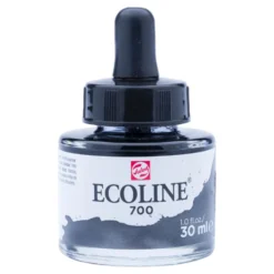 Farba akwarelowa Ecoline - Talens - Black, 30 ml