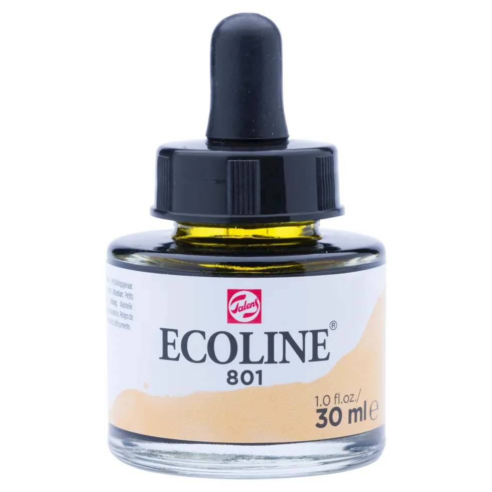 Farba akwarelowa Ecoline - Talens - Gold, 30 ml