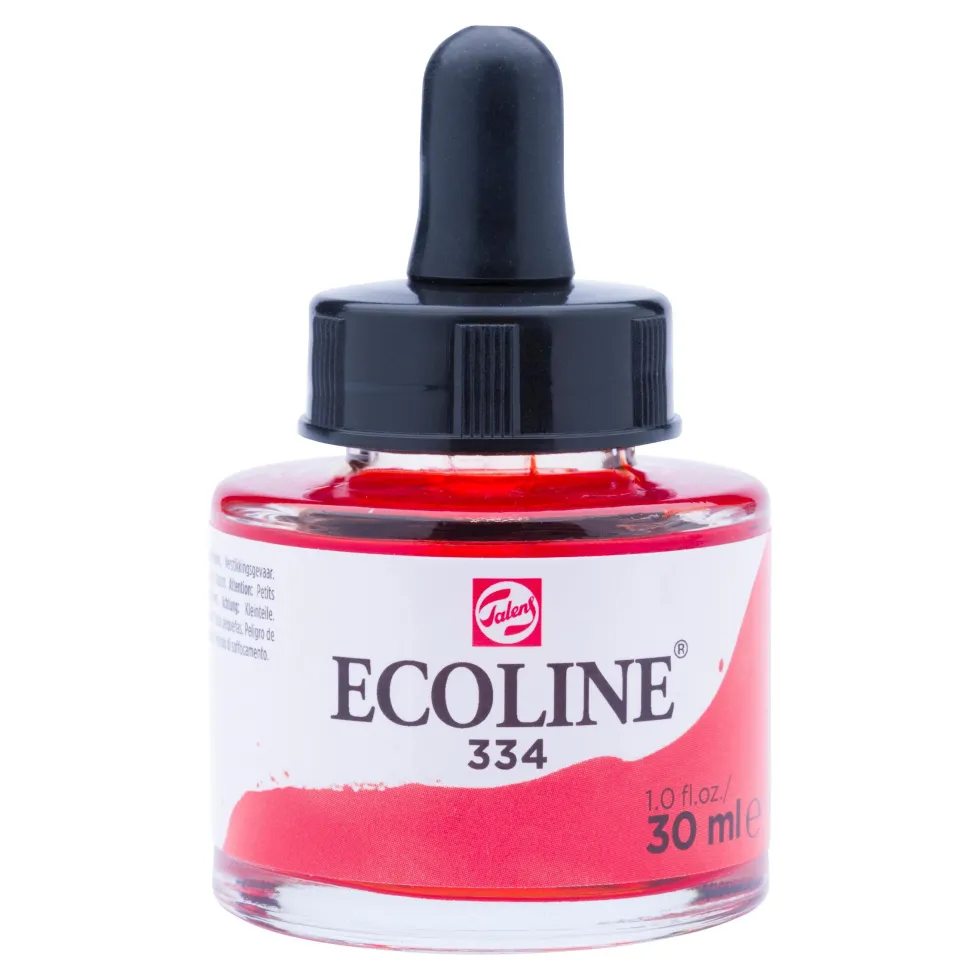 Farba akwarelowa Ecoline - Talens - Scarlet, 30 ml