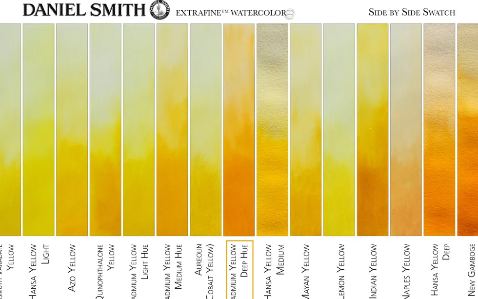 Farba akwarelowa Extra Fine - Daniel Smith - Cadmium Yellow Deep Hue, 15 ml