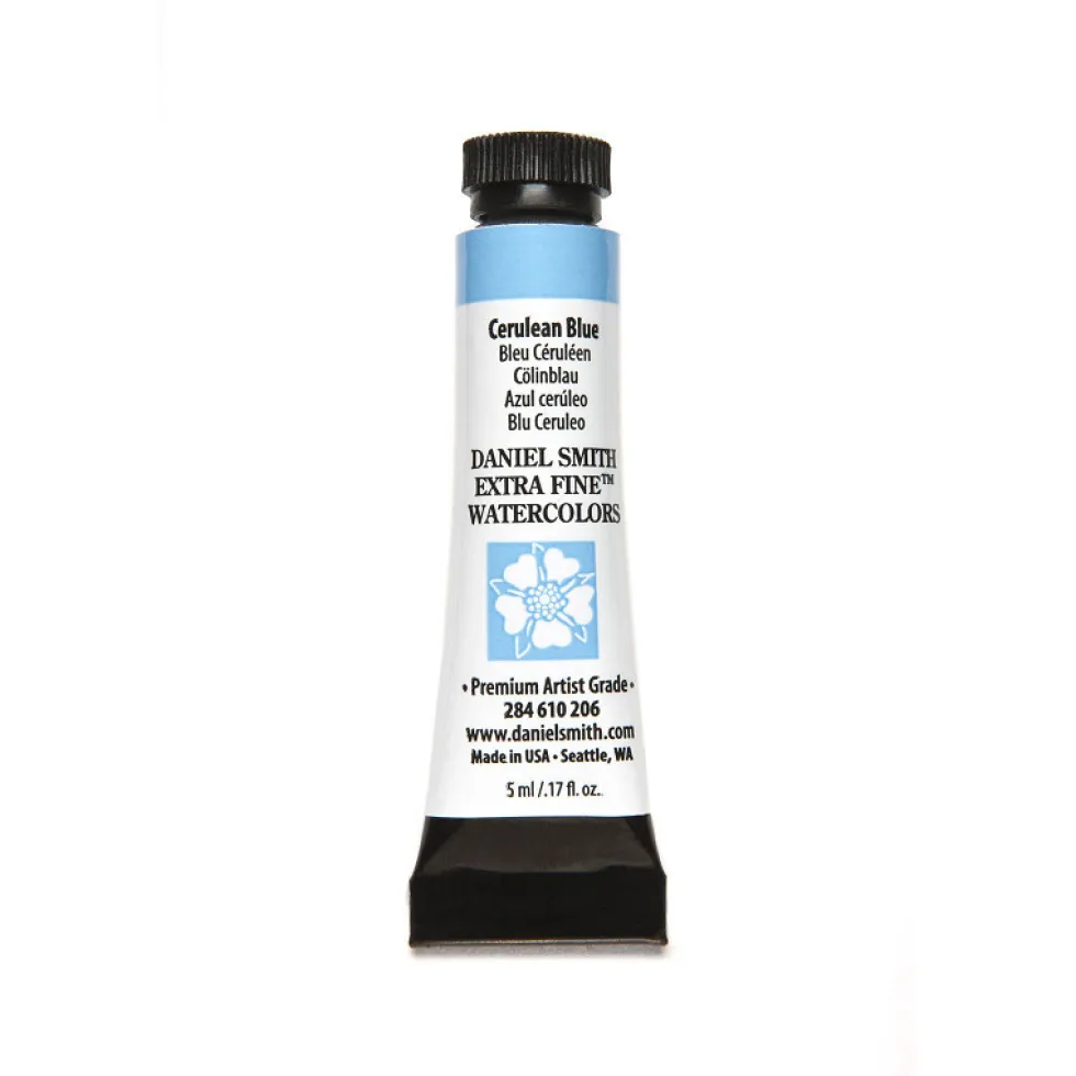 Farba akwarelowa Extra Fine - Daniel Smith - Cerulean Blue, 5 ml