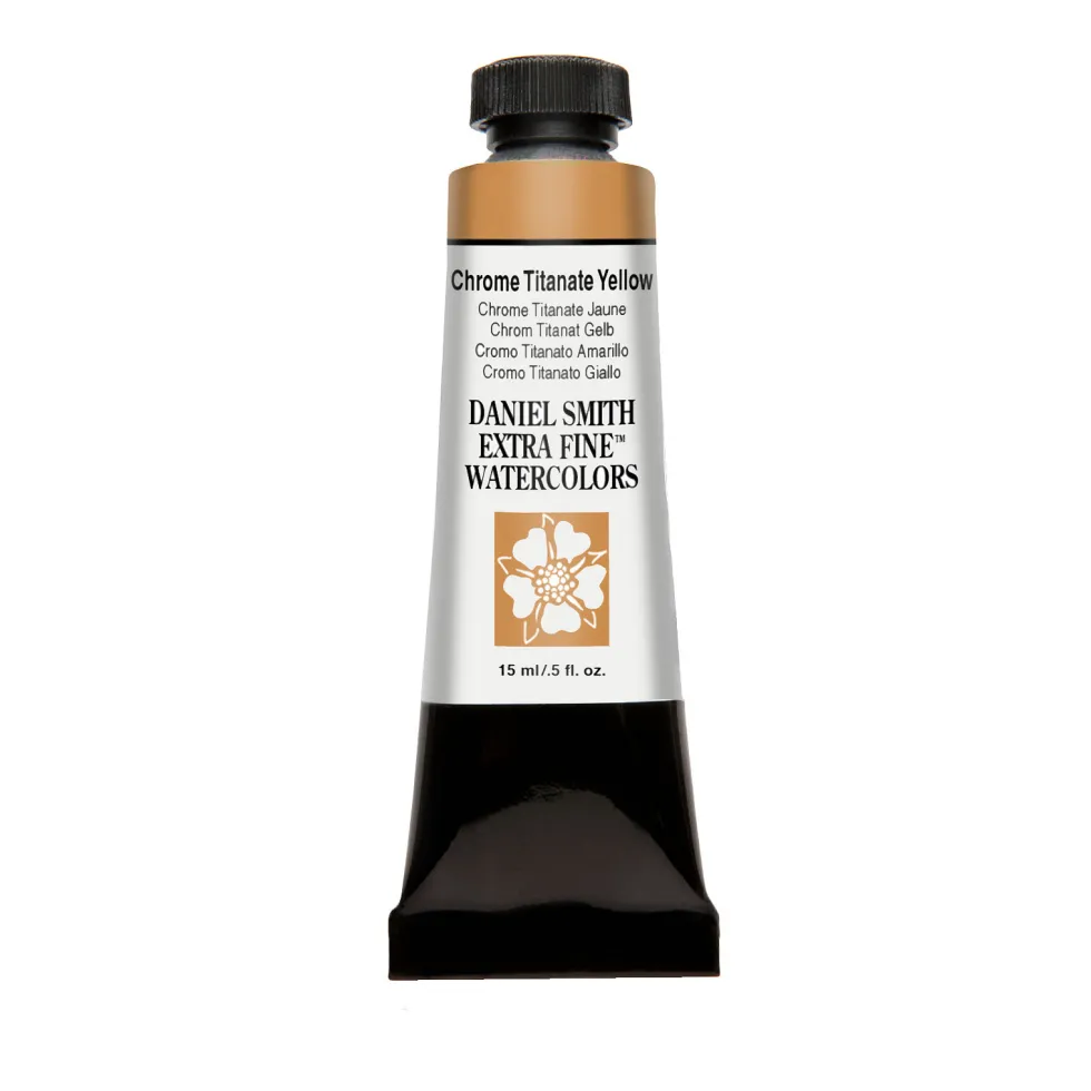 Farba akwarelowa Extra Fine - Daniel Smith - Chrome Titanate Yellow, 15 ml