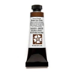 Farba akwarelowa Extra Fine - Daniel Smith - Enviro Friendly Brown Iron Oxide 15 ml