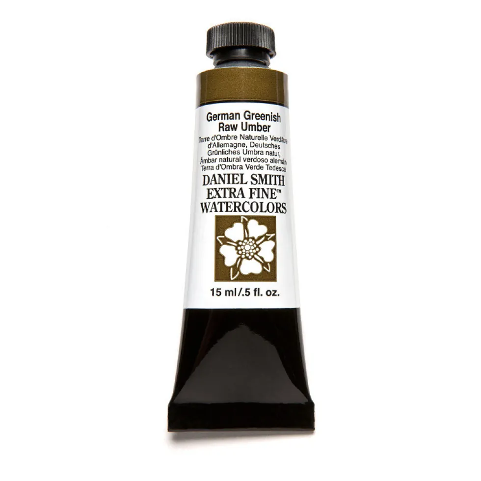 Farba akwarelowa Extra Fine - Daniel Smith - German Greenish Raw Umber, 15 ml