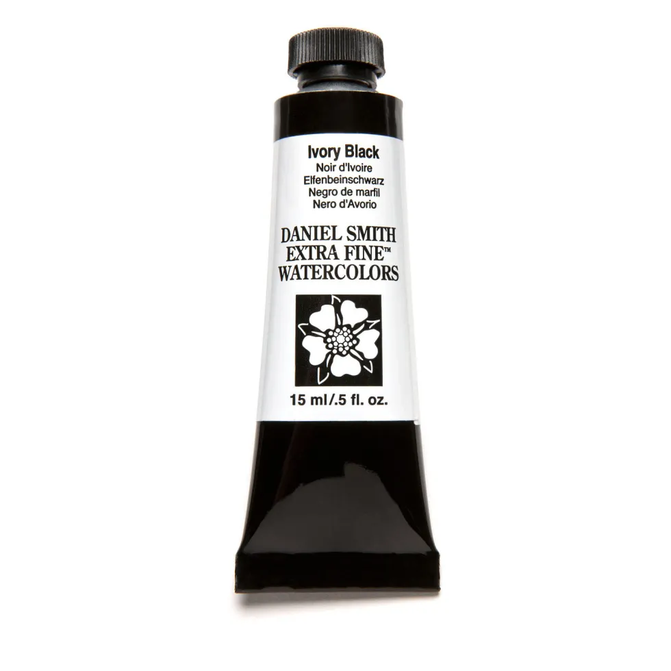 Farba akwarelowa Extra Fine - Daniel Smith - Ivory Black, 15 ml