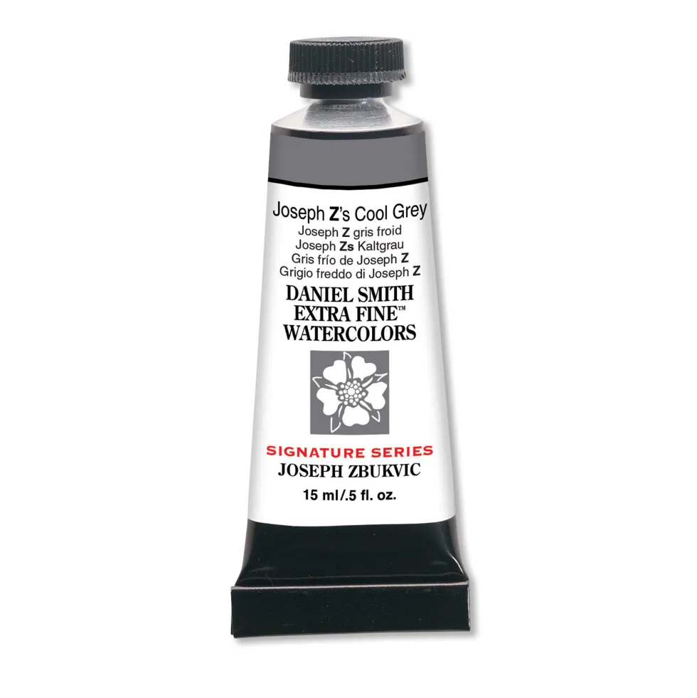 Farba akwarelowa Extra Fine - Daniel Smith - Joseph Z's Cool Grey, 15 ml