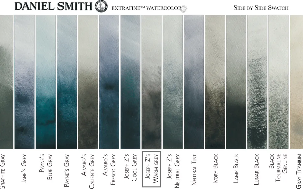 Farba akwarelowa Extra Fine - Daniel Smith - Joseph Z's Warm Grey, 15 ml