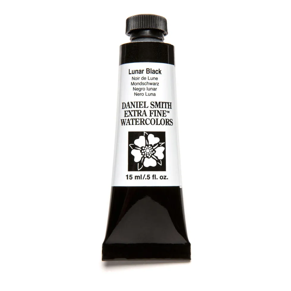 Farba akwarelowa Extra Fine - Daniel Smith - Lunar Black, 15 ml