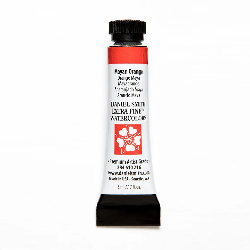 Farba akwarelowa Extra Fine - Daniel Smith - Mayan Orange, 5 ml