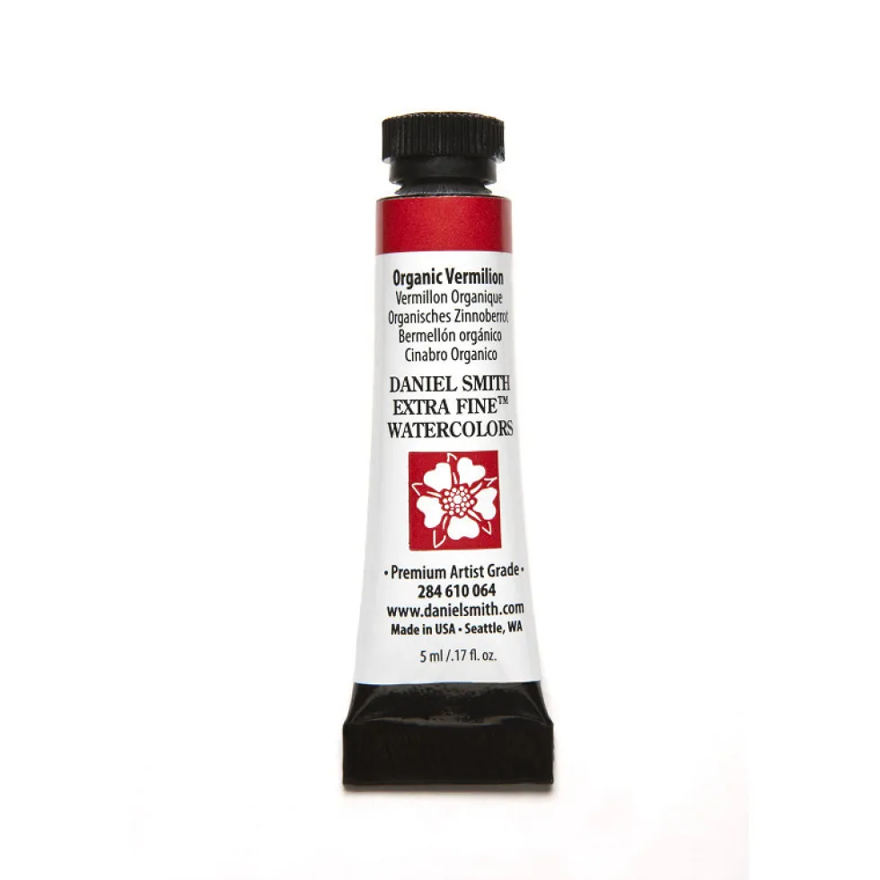 Farba akwarelowa Extra Fine - Daniel Smith - Organic Vermilion, 5 ml