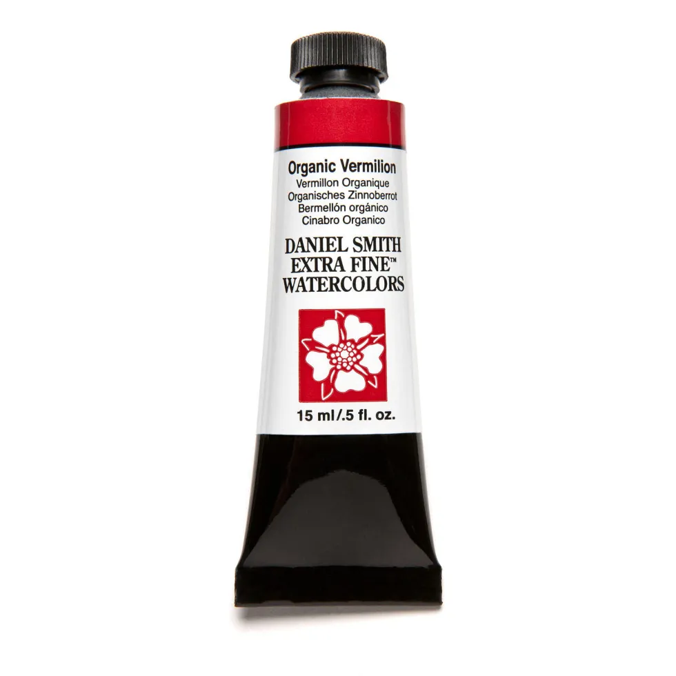 Farba akwarelowa Extra Fine - Daniel Smith - Organic Vermilion, 15 ml