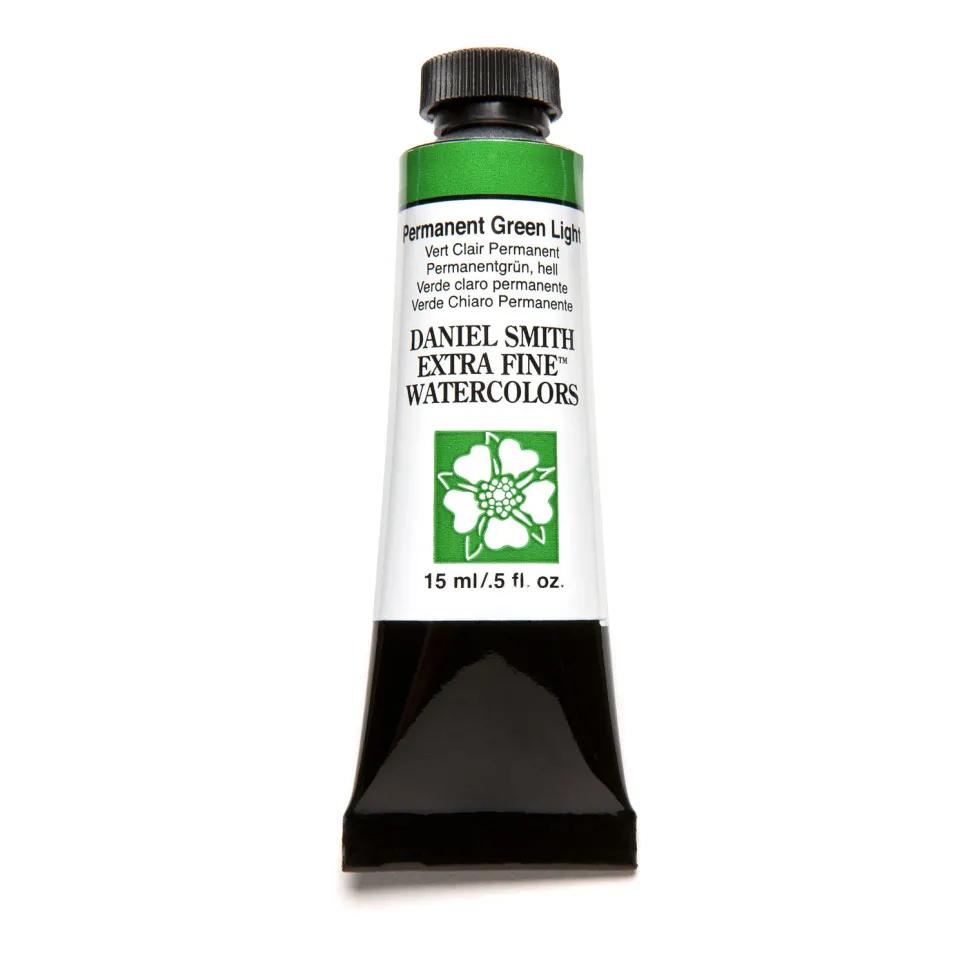 Farba akwarelowa Extra Fine - Daniel Smith - Permanent Green Light, 15 ml