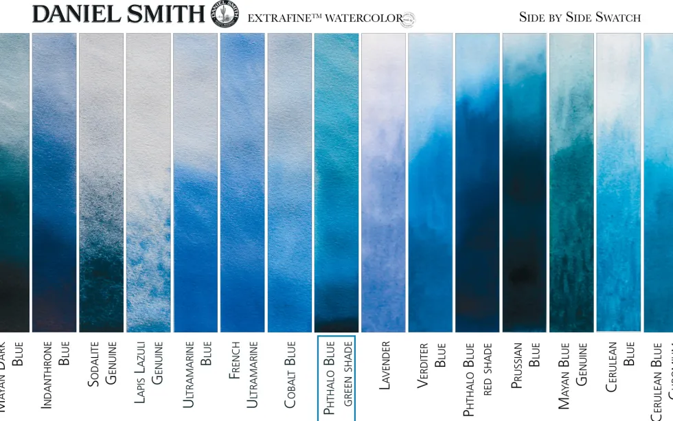 Farba akwarelowa Extra Fine - Daniel Smith - Phthalo Blue (Green Shade), 5 ml