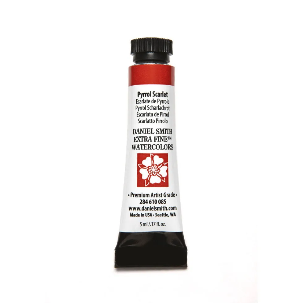 Farba akwarelowa Extra Fine - Daniel Smith - Pyrrol Scarlet, 5 ml