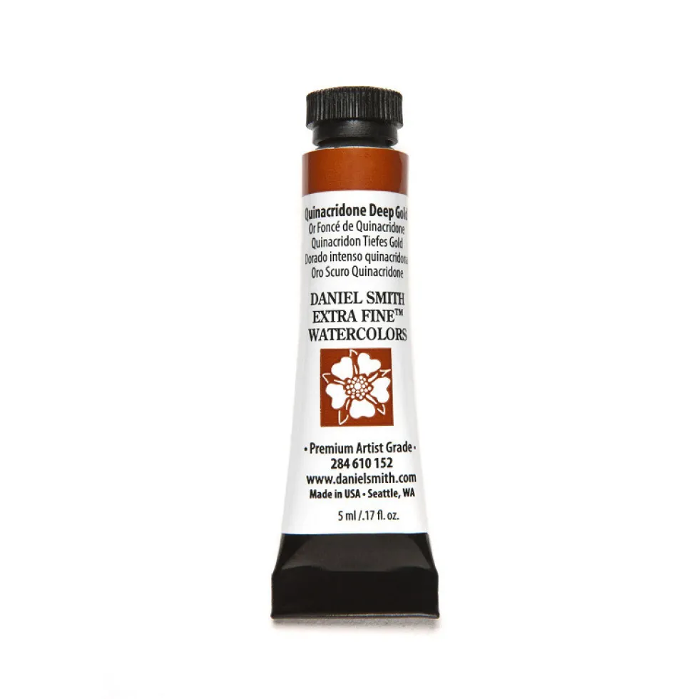 Farba akwarelowa Extra Fine - Daniel Smith - Quinacridone Deep Gold, 5 ml
