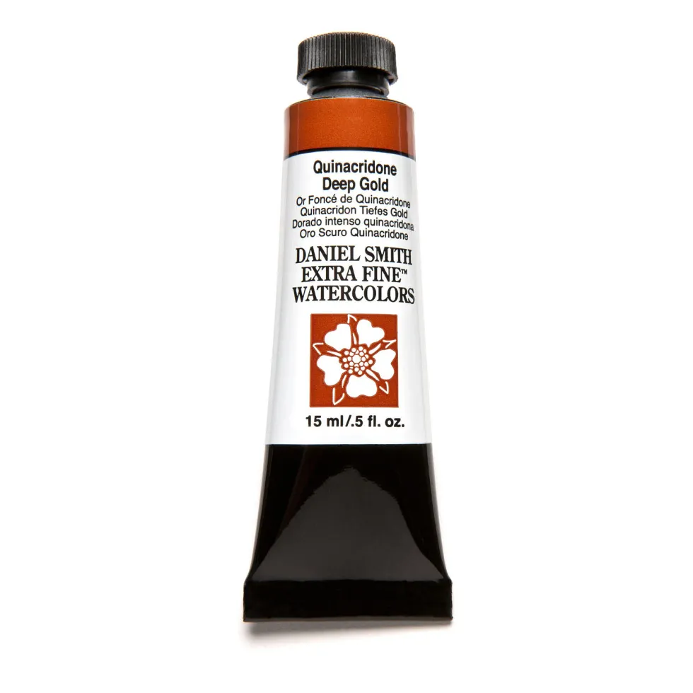 Farba akwarelowa Extra Fine - Daniel Smith - Quinacridone Deep Gold, 15 ml