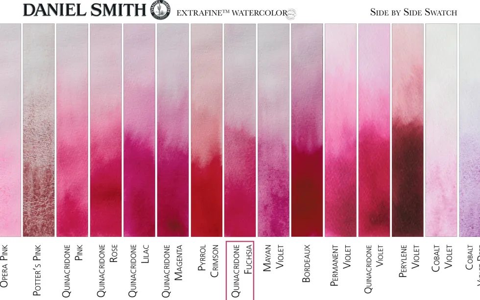 Farba akwarelowa Extra Fine - Daniel Smith - Quinacridone Fuchsia, 15 ml