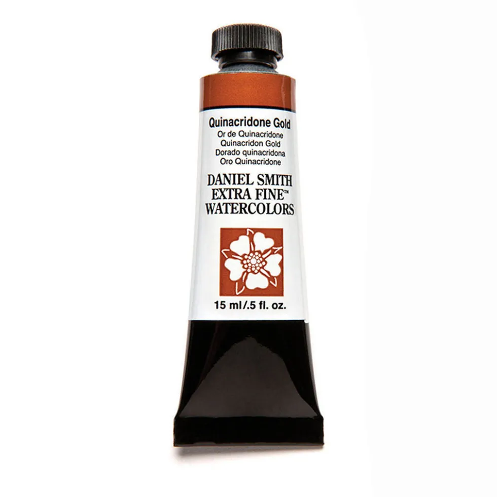 Farba akwarelowa Extra Fine - Daniel Smith - Quinacridone Gold, 15 ml