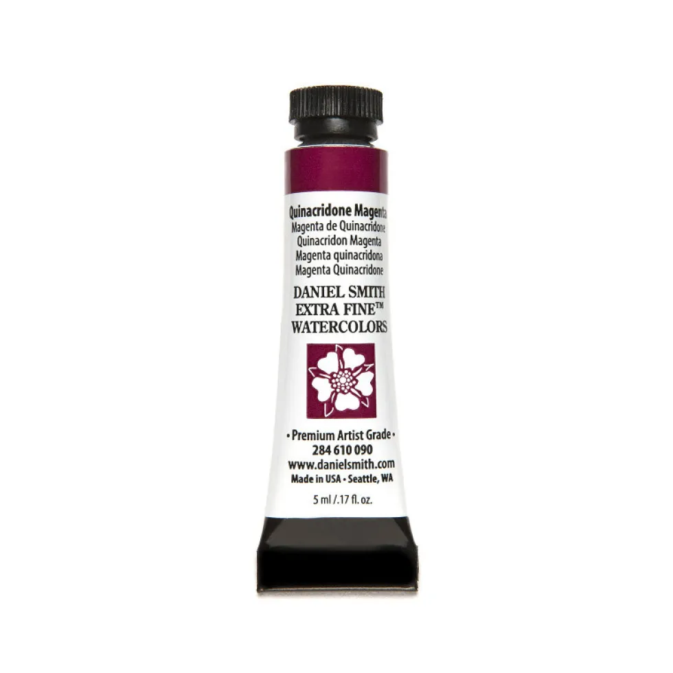 Farba akwarelowa Extra Fine - Daniel Smith - Quinacridone Magenta, 5 ml