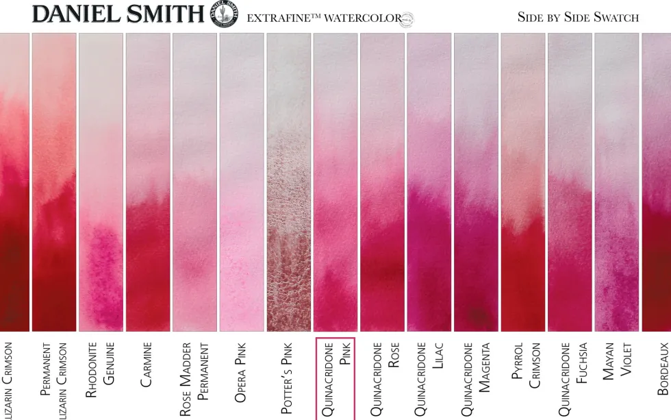Farba akwarelowa Extra Fine - Daniel Smith - Quinacridone Pink, 15 ml