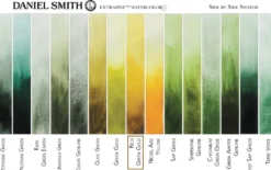 Farba akwarelowa Extra Fine - Daniel Smith - Rich Green Gold, 15 ml