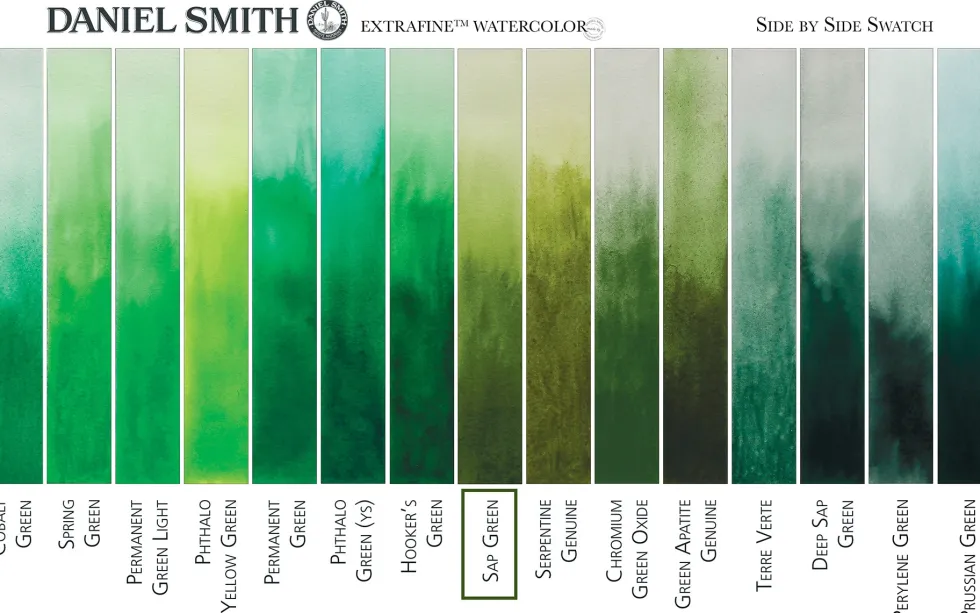 Farba akwarelowa Extra Fine - Daniel Smith - Sap Green, 5 ml