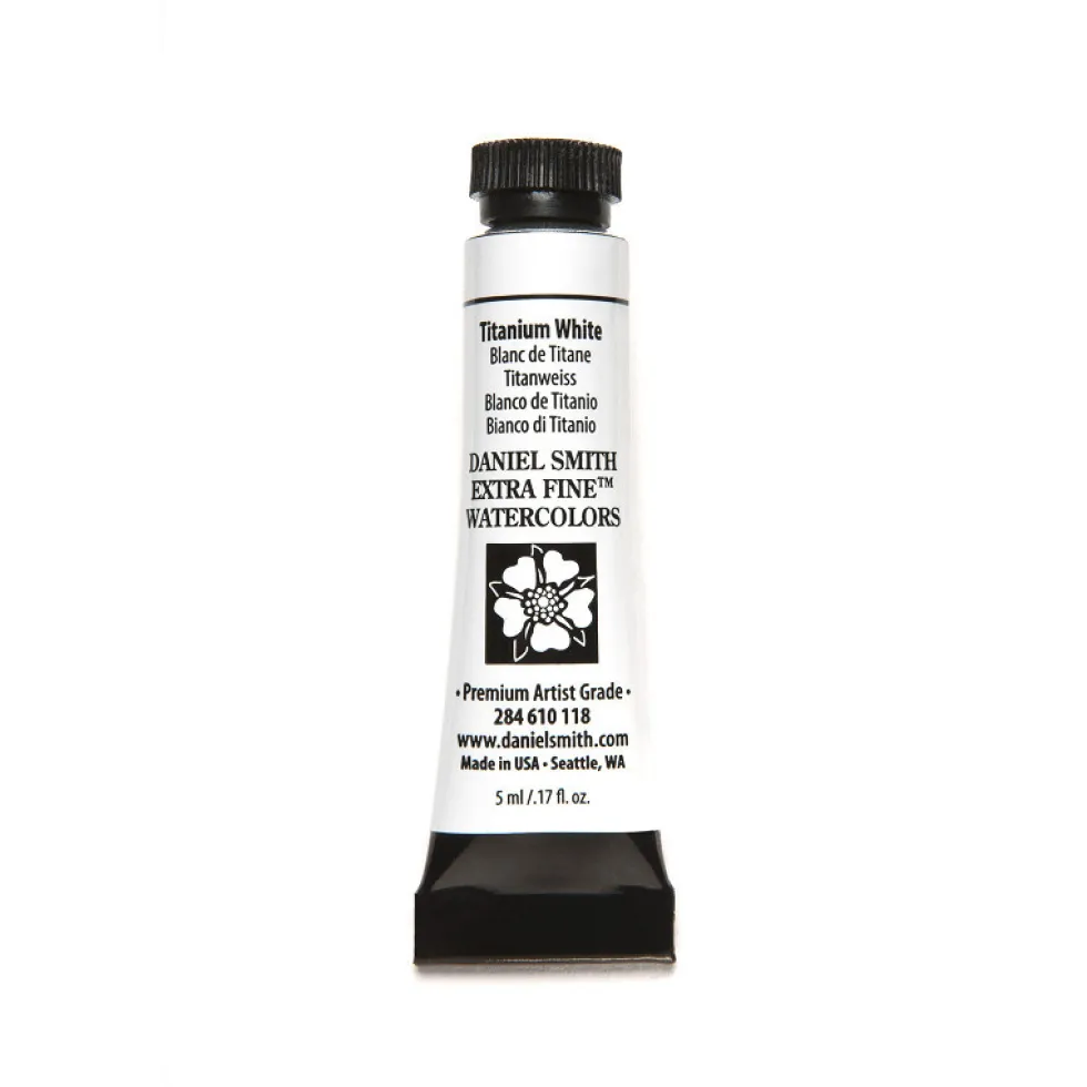 Farba akwarelowa Extra Fine - Daniel Smith - Titanium White, 5 ml
