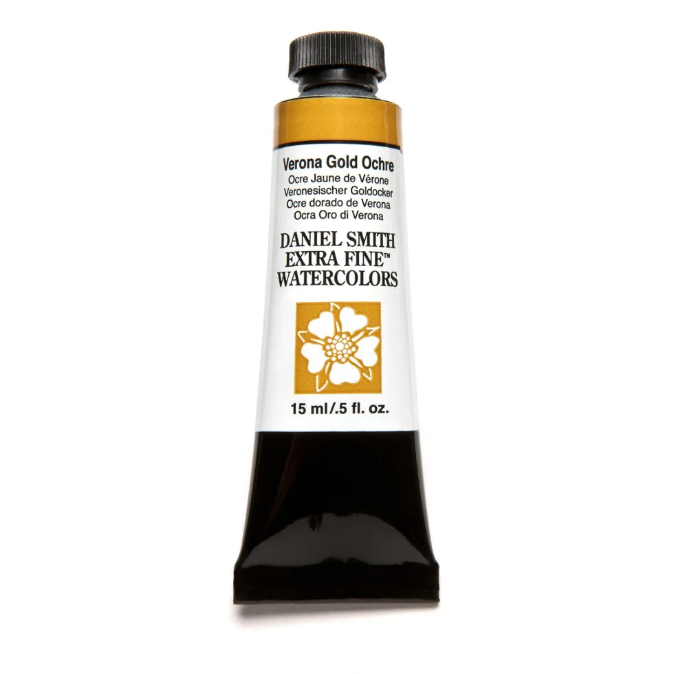Farba akwarelowa Extra Fine - Daniel Smith - Verona Gold Ochre, 15 ml