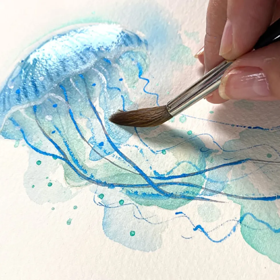Farba akwarelowa Extra Fine Luminescent - Daniel Smith - Duochrome Cabo Blue, 15 ml