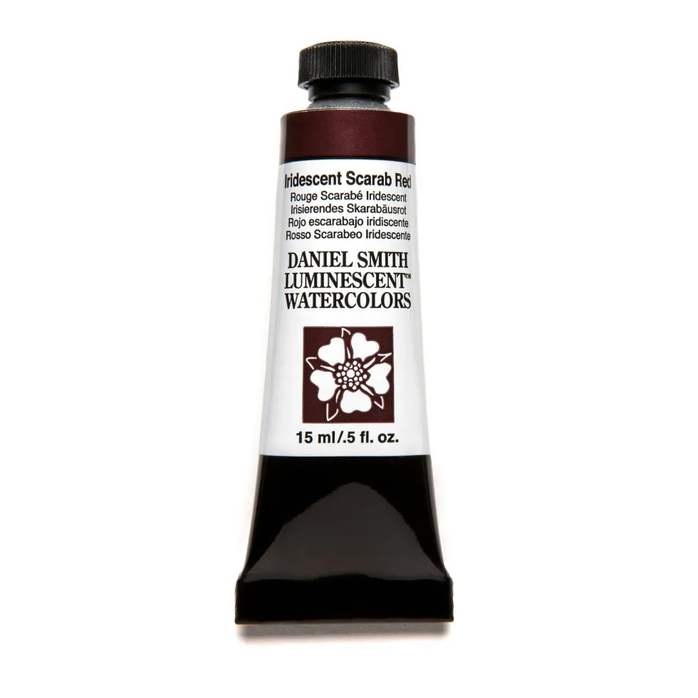 Farba akwarelowa Extra Fine Luminescent - Daniel Smith - Iridescent Scarab Red, 15 ml