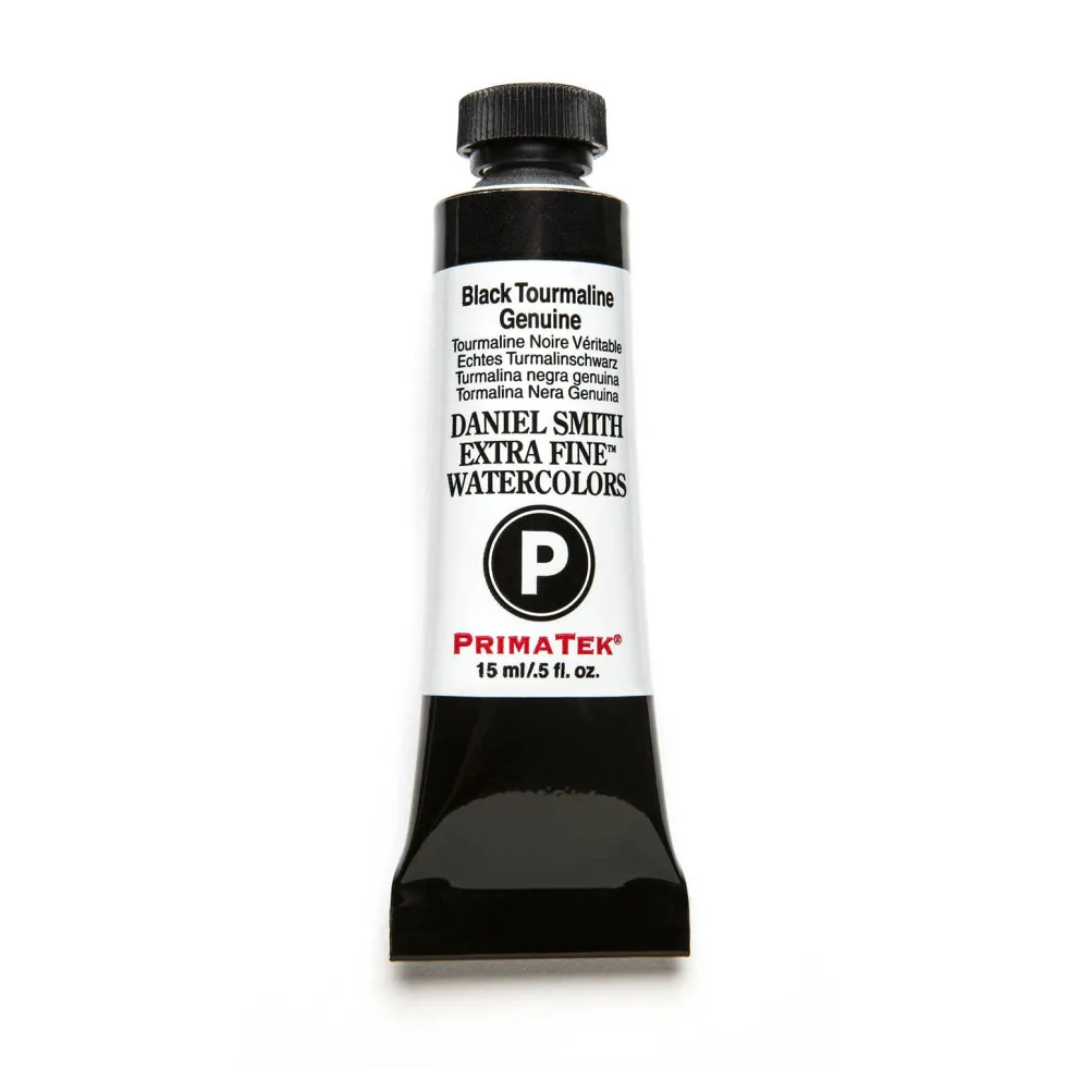 Farba akwarelowa Extra Fine PrimaTek - Daniel Smith - Black Tourmaline Genuine, 15 ml