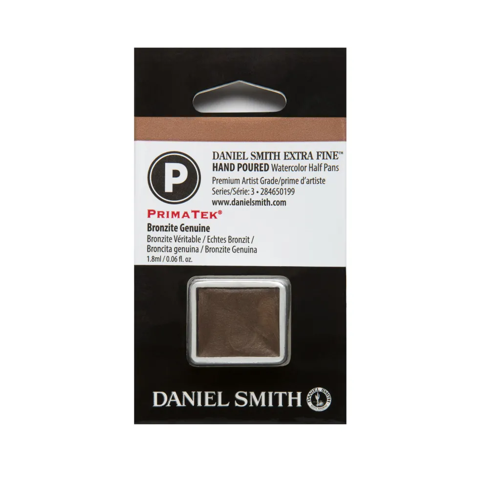 Farba akwarelowa Extra Fine PrimaTek w półkostce - Daniel Smith - Bronzite Genuine