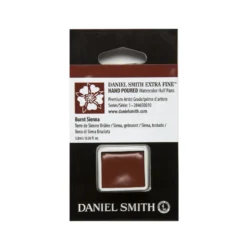 Farba akwarelowa Extra Fine w półkostce - Daniel Smith - Burnt Sienna