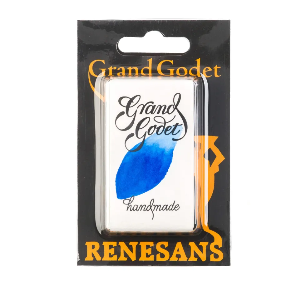 Farba akwarelowa Grand Godet w kostce - Renesans - 24 Oriental Blue