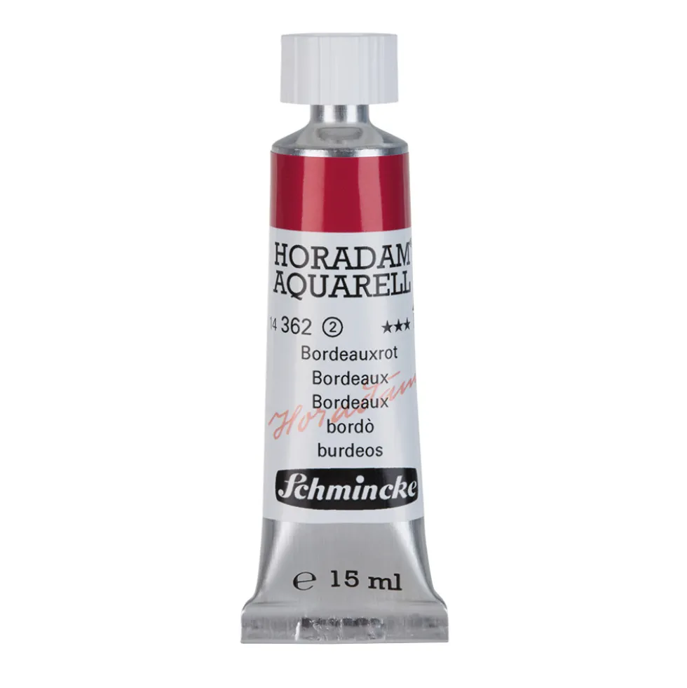Farba akwarelowa Horadam Aquarell - Schmincke - 362, Bordeaux, 15 ml