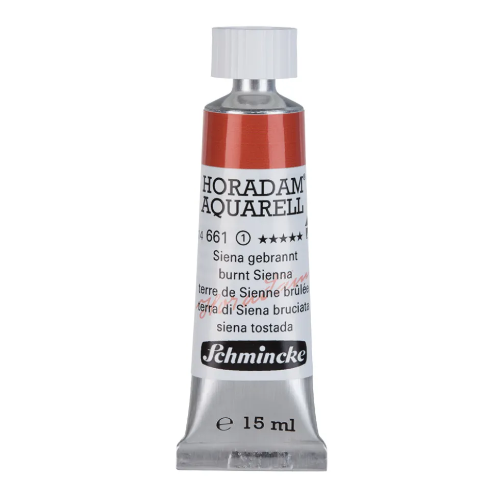 Farba akwarelowa Horadam Aquarell - Schmincke - 661, Burnt Sienna, 15 ml