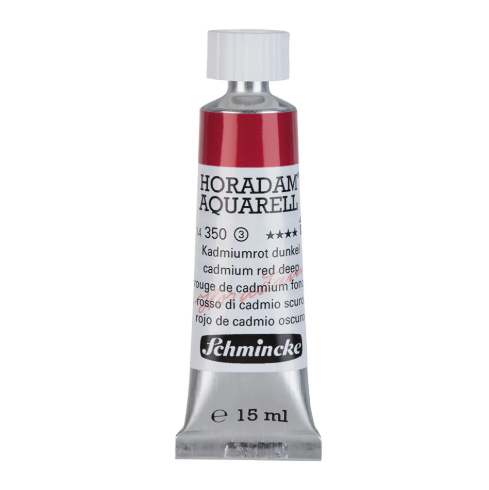 Farba akwarelowa Horadam Aquarell - Schmincke - 350, Cadmium Red Deep, 15 ml
