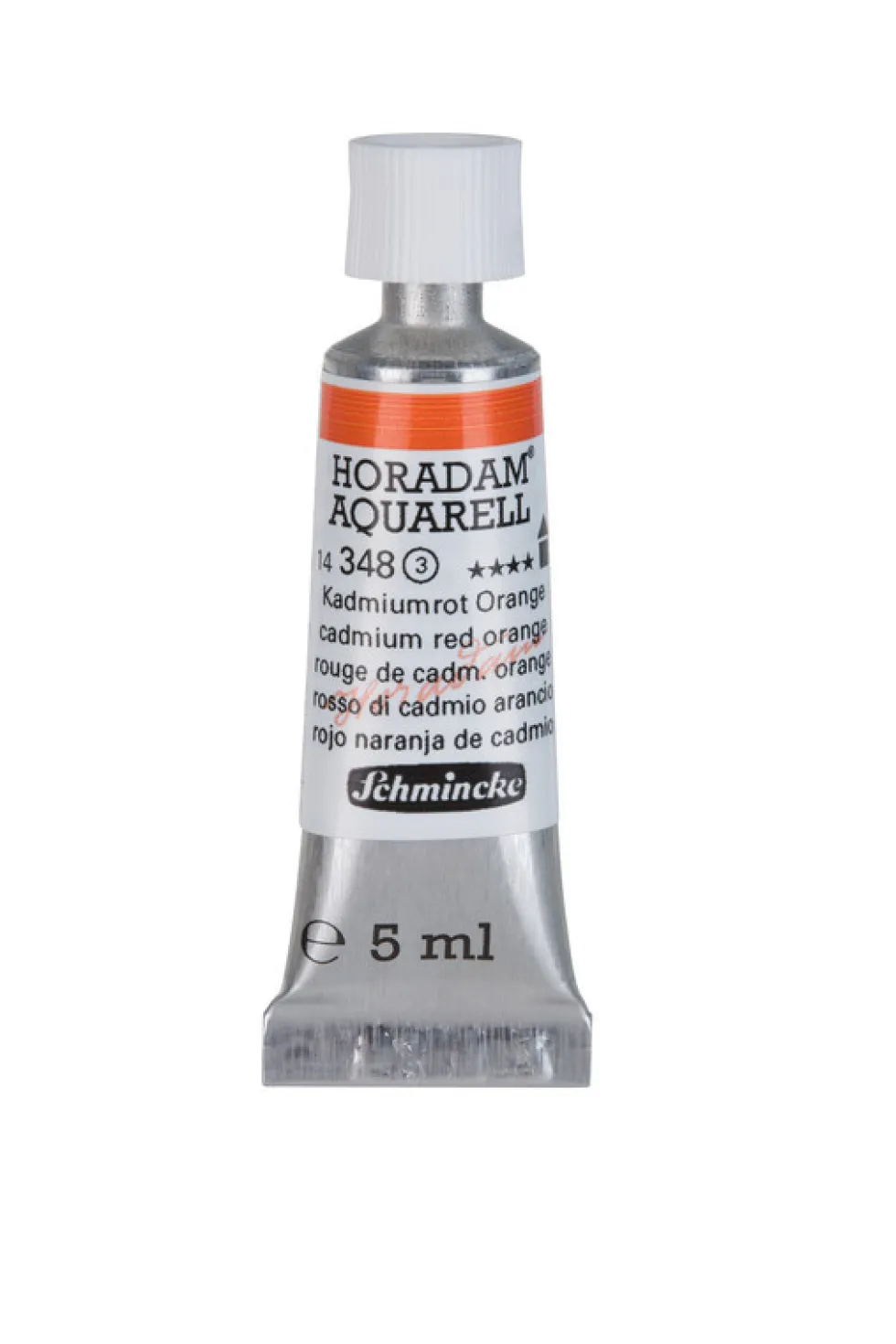 Farba akwarelowa Horadam Aquarell - Schmincke - 348, Cadmium Red Orange, 5 ml