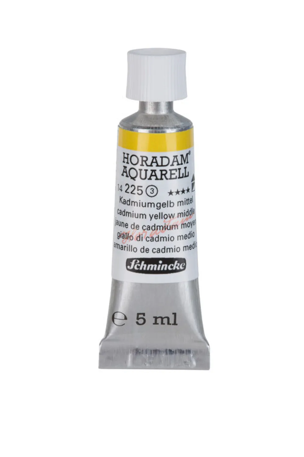 Farba akwarelowa Horadam Aquarell - Schmincke - 225, Cadmium Yellow Middle, 5 ml