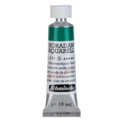 Farba akwarelowa Horadam Aquarell - Schmincke - 511, Chromium Oxide Green Brilliant, 15 ml