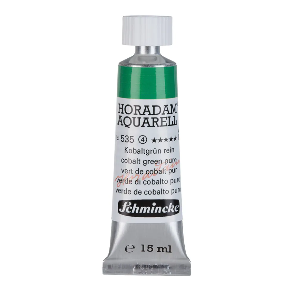 Farba akwarelowa Horadam Aquarell - Schmincke - 535, Cobalt Green Pure, 15 ml