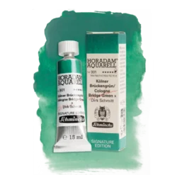 Farba akwarelowa Horadam Aquarell - Schmincke - 901, Cologne Bridge Green, 15 ml