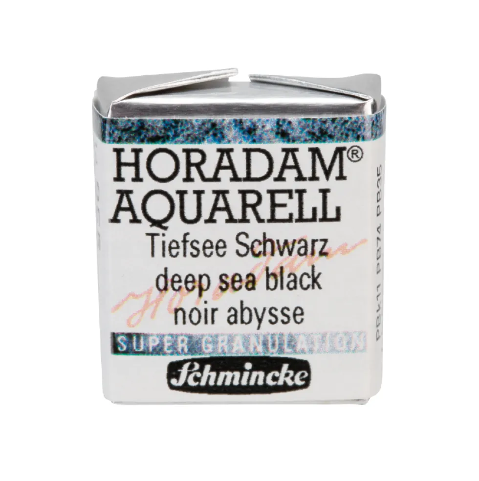 Farba akwarelowa Horadam Aquarell - Schmincke - 955, Deep Sea Black