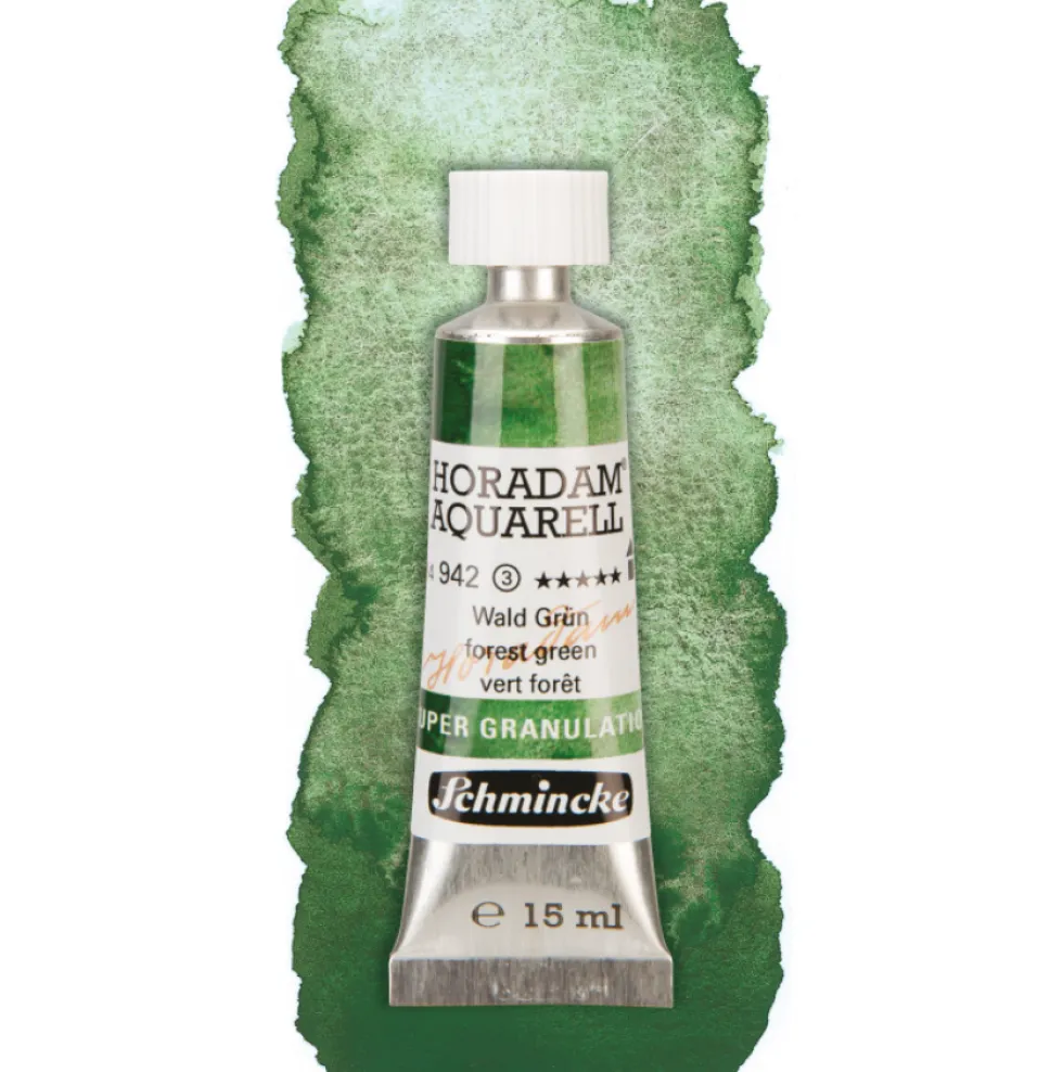Farba akwarelowa Horadam Aquarell - Schmincke - 942, Forest Green, 15 ml